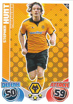 Stephen Hunt Wolverhampton Wanderers 2010/11 Topps Match Attax #357